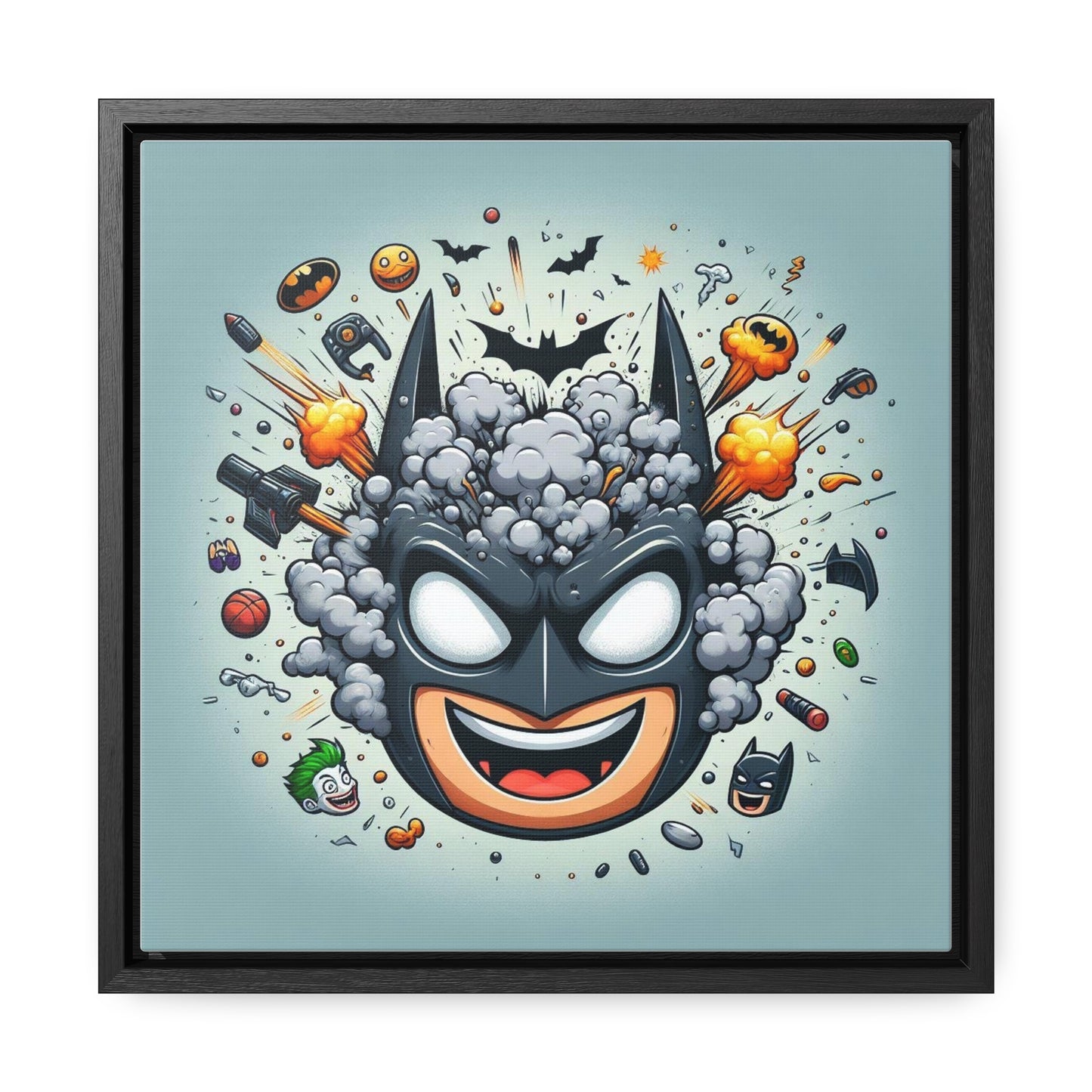 Batman Pop Canvas Square Frame