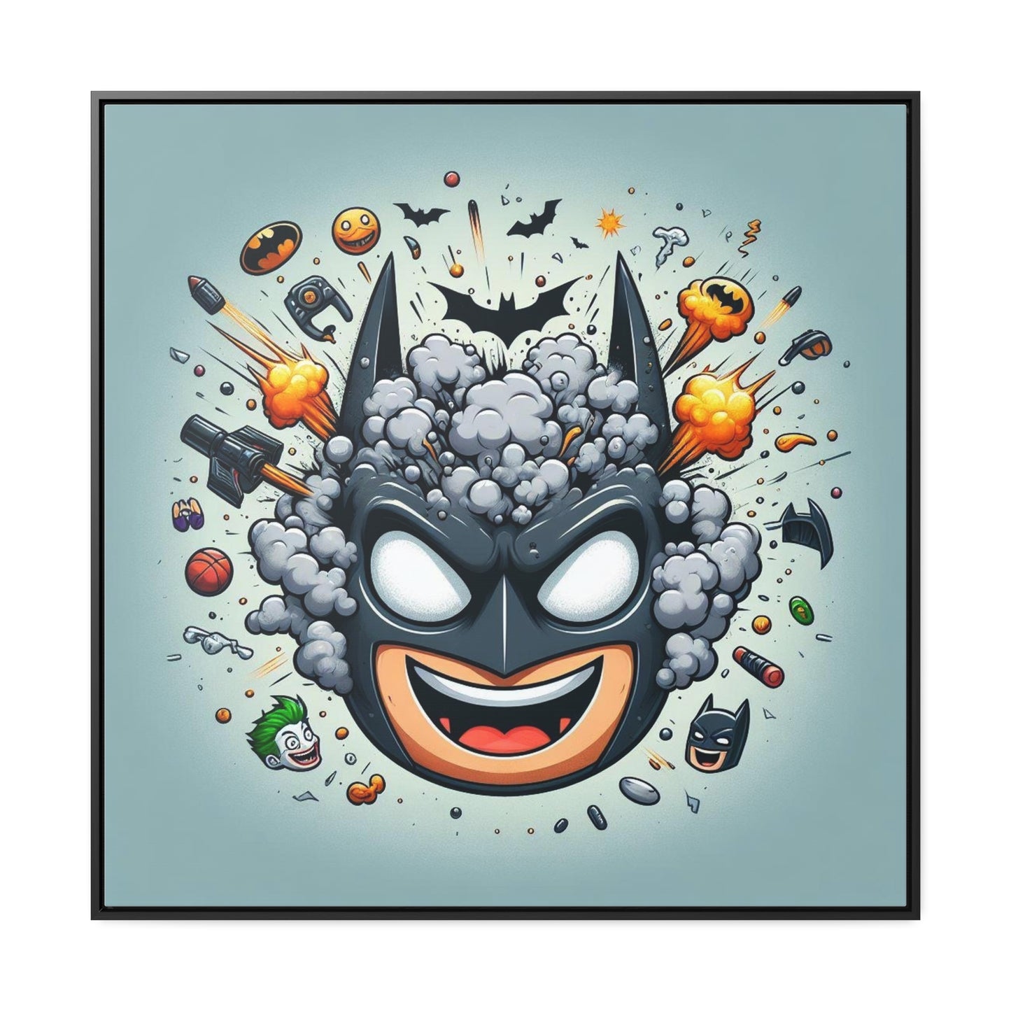 Batman Pop Canvas Square Frame